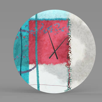 Millwood Pines Marble Hill Wall Clock Wayfair Ca
