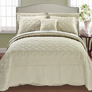 Bosch 4 Piece Quilted Cotton Coverlet Set