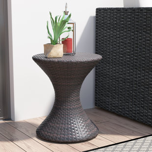 Patio Small Outdoor End Tables Wayfair Allman Outdoor End Table