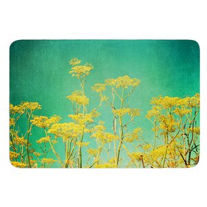 Flowers by Sylvia Cook Bath Mat