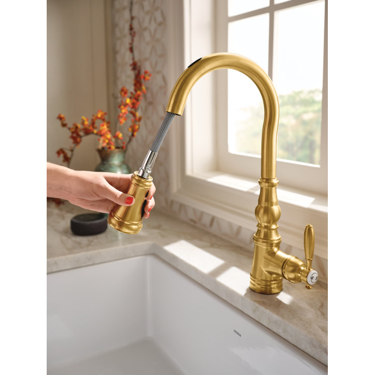 Moen Weymouth Smart Touchless Single Handle Kitchen Faucet ...