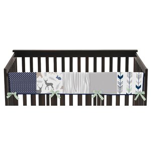 Woodsy Long Crib Rail Guard Cover