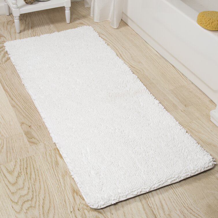 Non Slip Backing Soft Plush Polyester Chenille High Pile Shag Rug Carpet 30"x60"