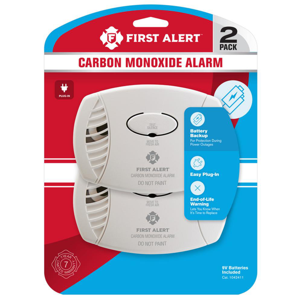 First Alert Electrochemical Carbon Monoxide Detector Wayfair