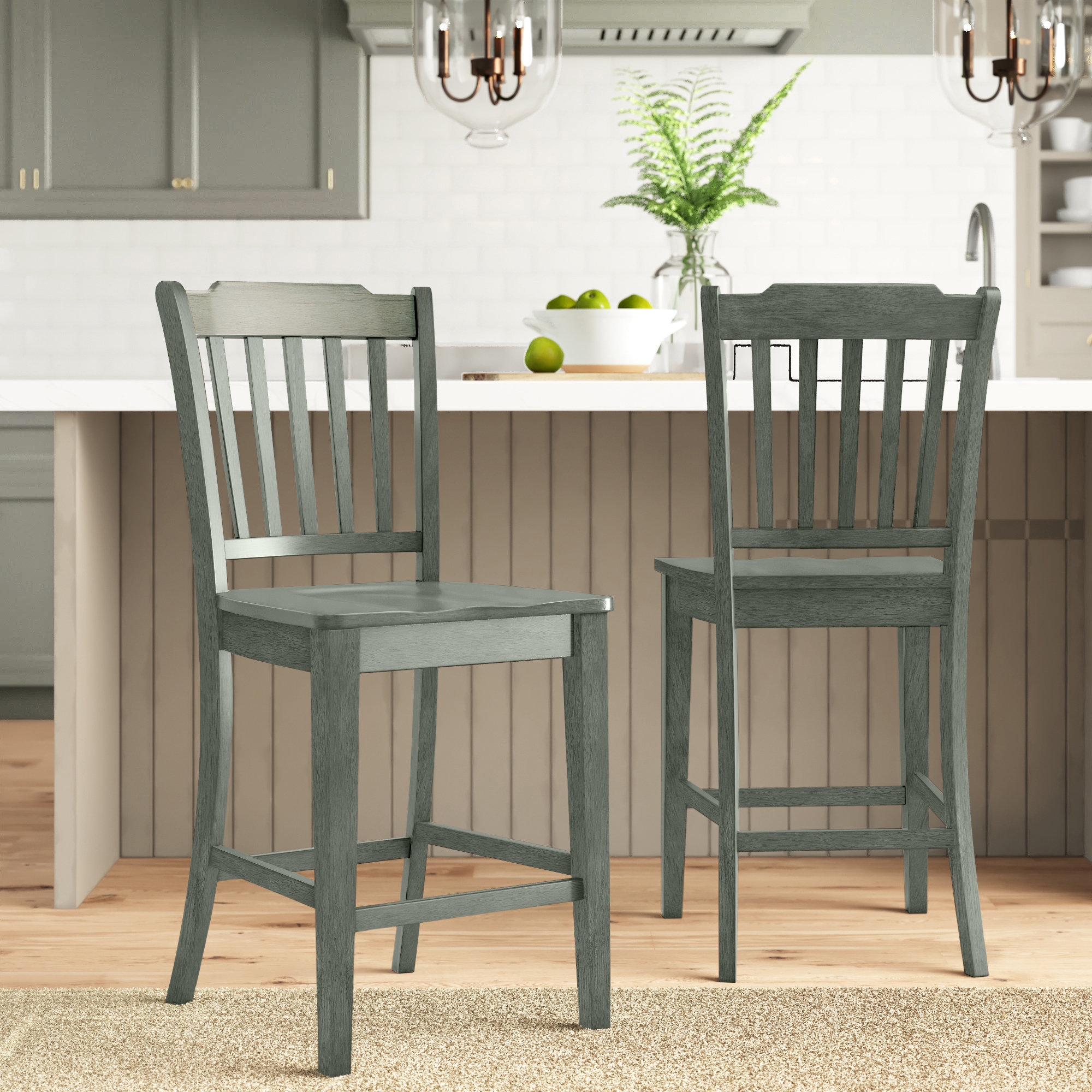 Three Posts™ Fortville Solid Wood Counter and Bar Stool & Reviews Wayfair
