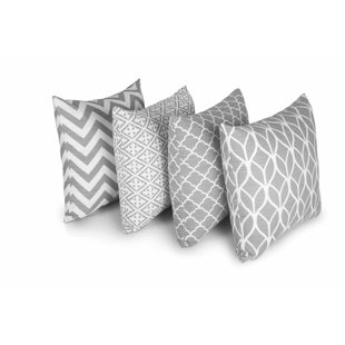 Grey Silver Cushions You Ll Love Wayfair Co Uk Quickview
