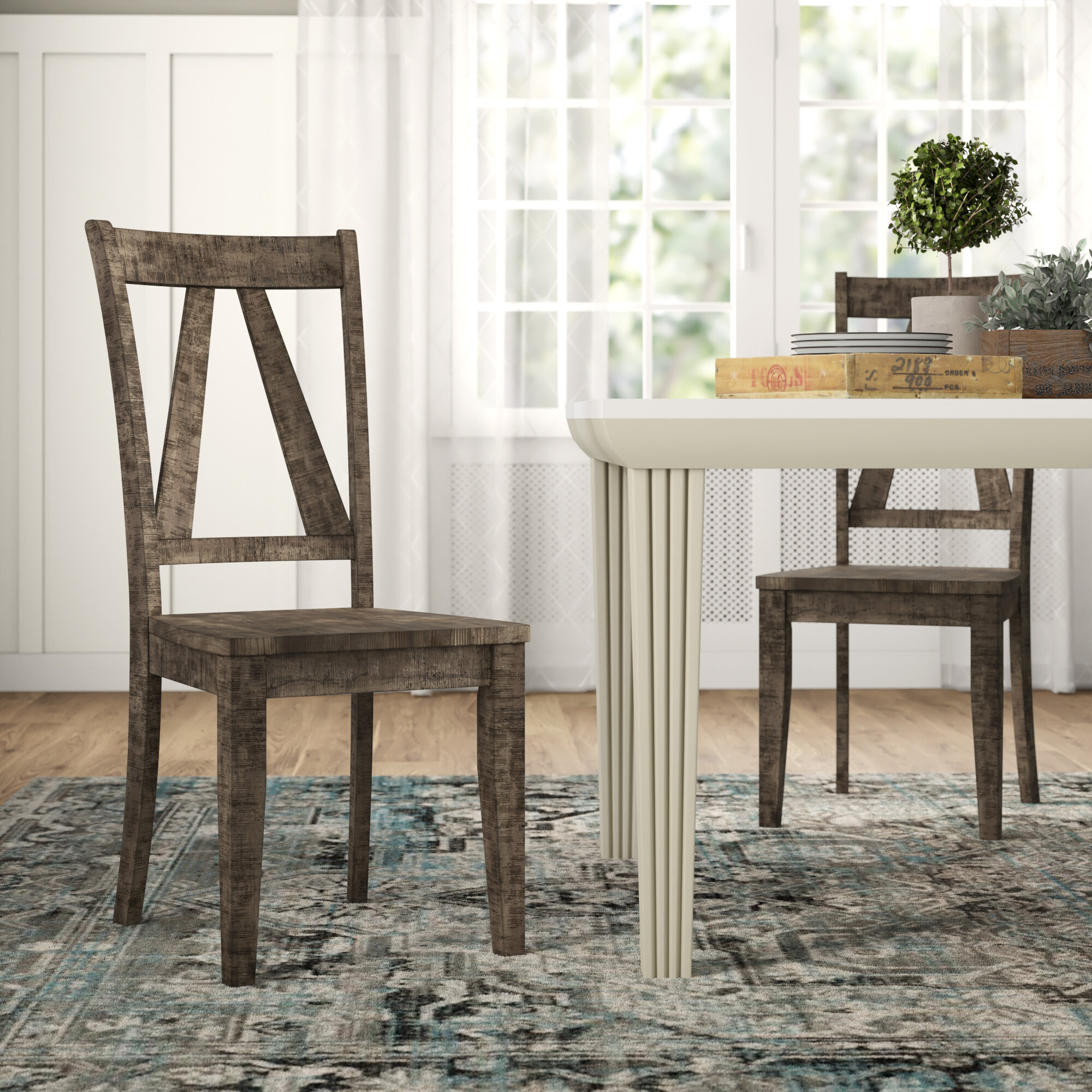 Kirkendall Slat Back Side Chair Reviews Birch Lane