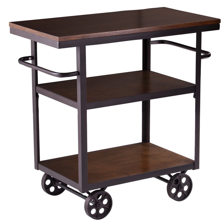 Elystan 31.5'' Wide Rolling Kitchen Cart - see more ideas for getting the look of the Scrivano house from Fixer Upper!