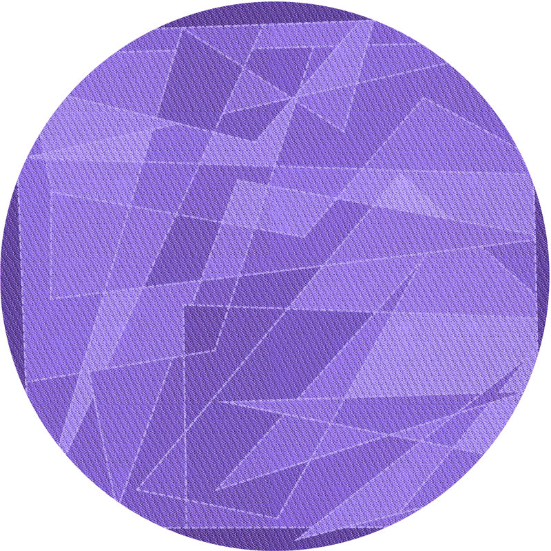 East Urban Home Geometric Wool Purple Area Rug Wayfair