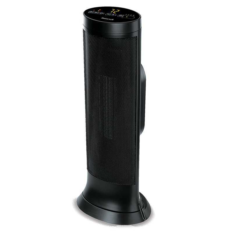 Honeywell Slim Ceramic 1 500 Watt Electric Fan Tower Heater Reviews Wayfair