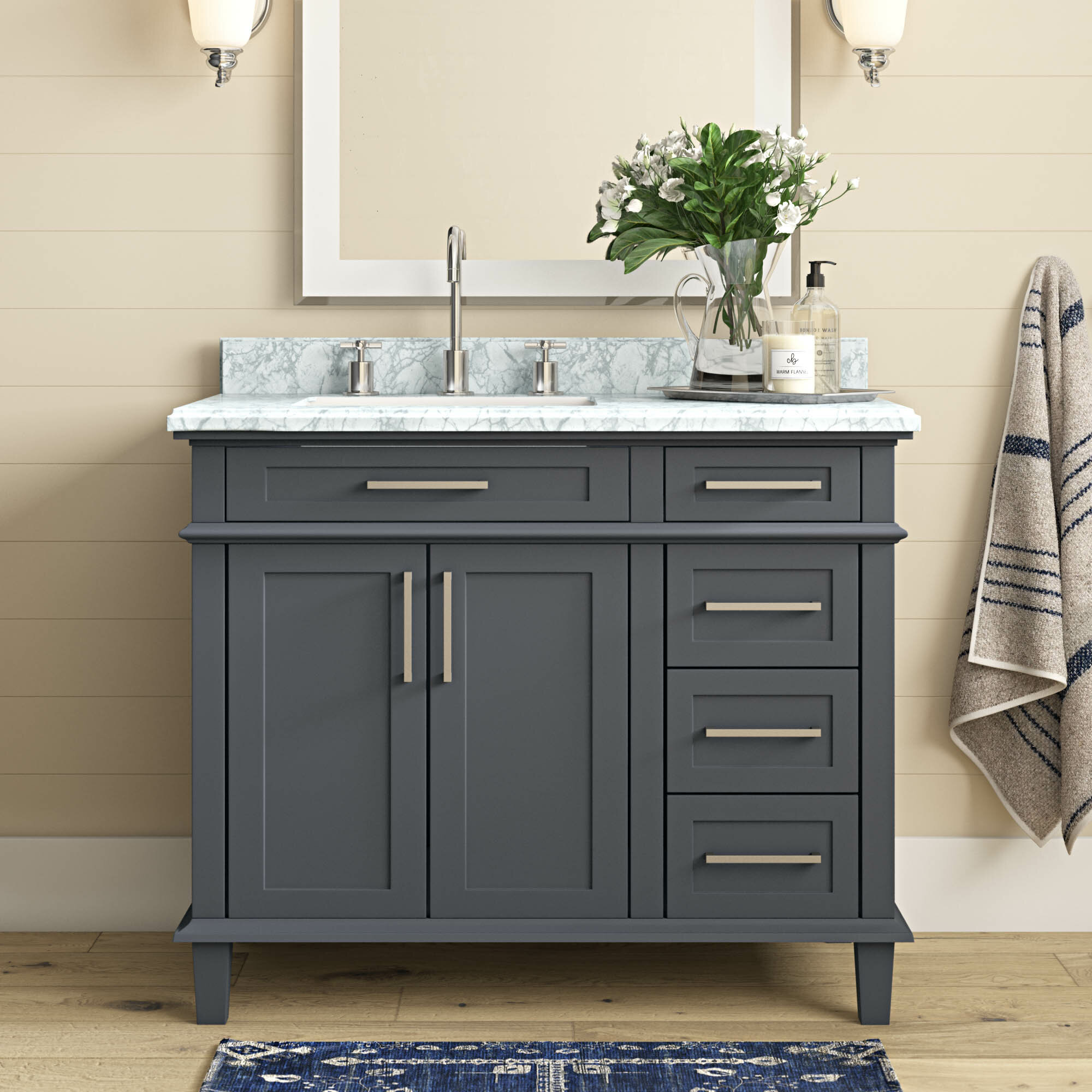 Newport 42 Single Bathroom Vanity Set Reviews Joss Main