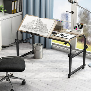 Dawna Overbed Drafting Table Williston Forge Fashion and beautiful backpack