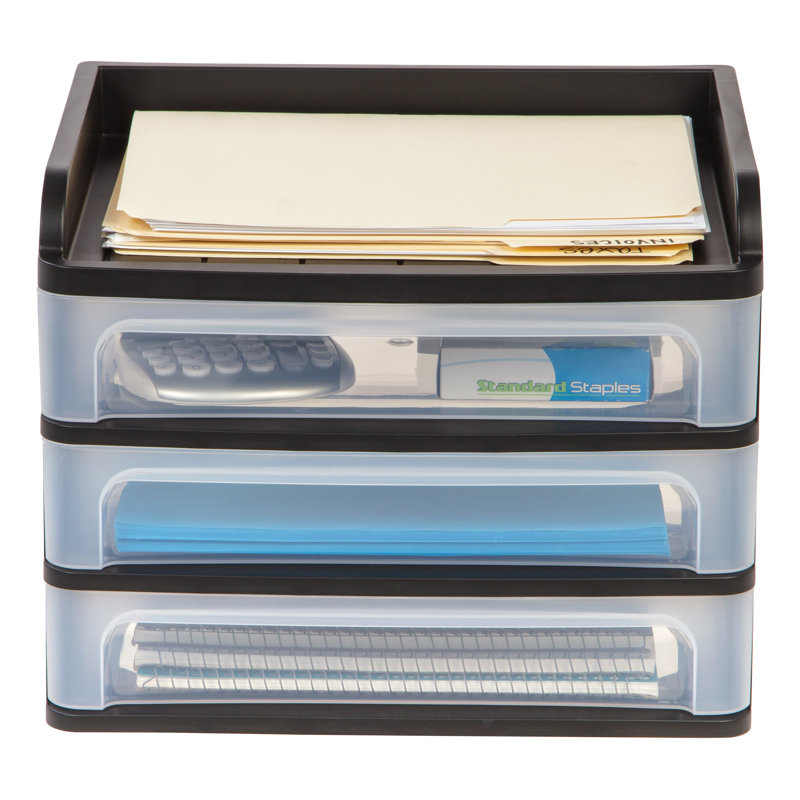 Iris 3 Drawer Desktop Supplies Organizer Reviews Wayfair
