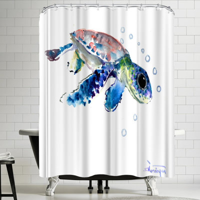 Sea Turtle Shower Curtain Wayfair