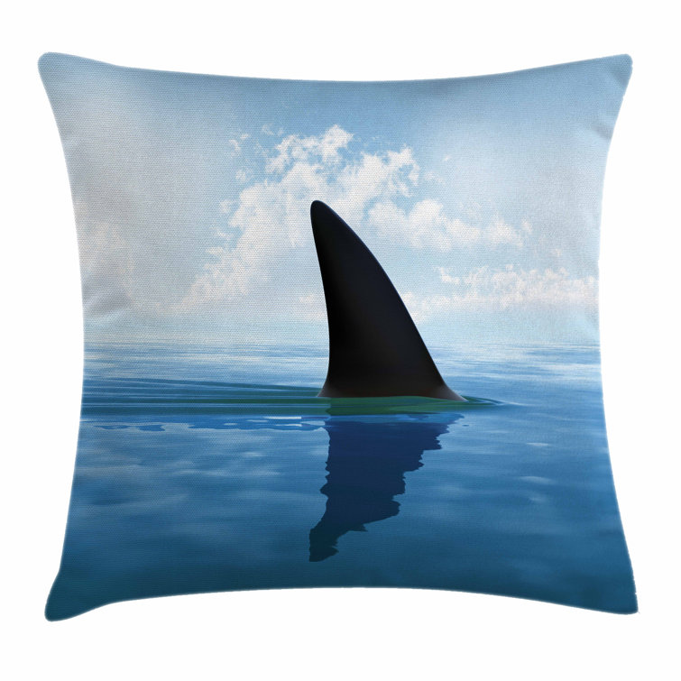 shark throw pillow