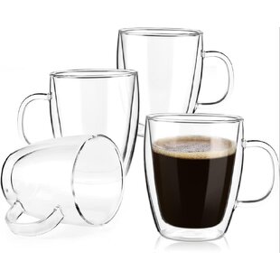 Espresso Glass Cups Coffee Cup Clear New Double Wall Nespresso Mug Large Small 