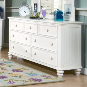 Turhan Maya 7 Drawer Double Dresser with Mirror