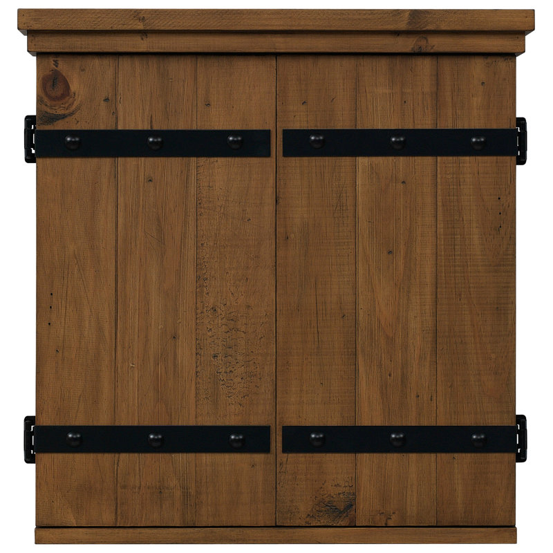 Loon Peak Spring Grove Bristle Dartboard Cabinet Set With Darts