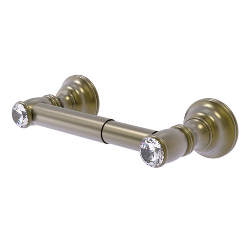 Darby Home Co Arminta Crystal Upright Wall Mount Toilet Paper Holder Wayfair