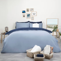 light blue single bedding