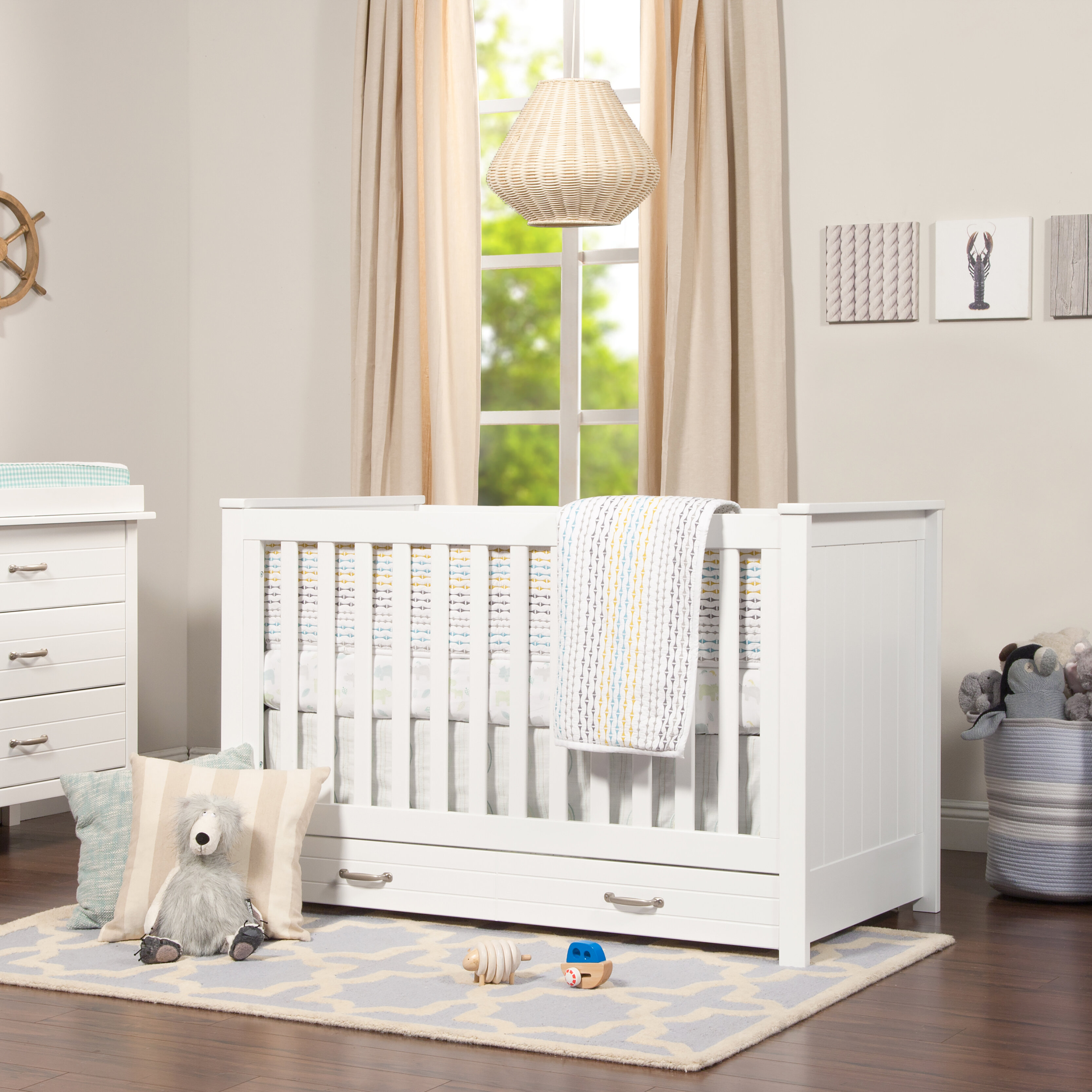 Asher 3 In 1 Convertible Crib And Storage Reviews Birch Lane