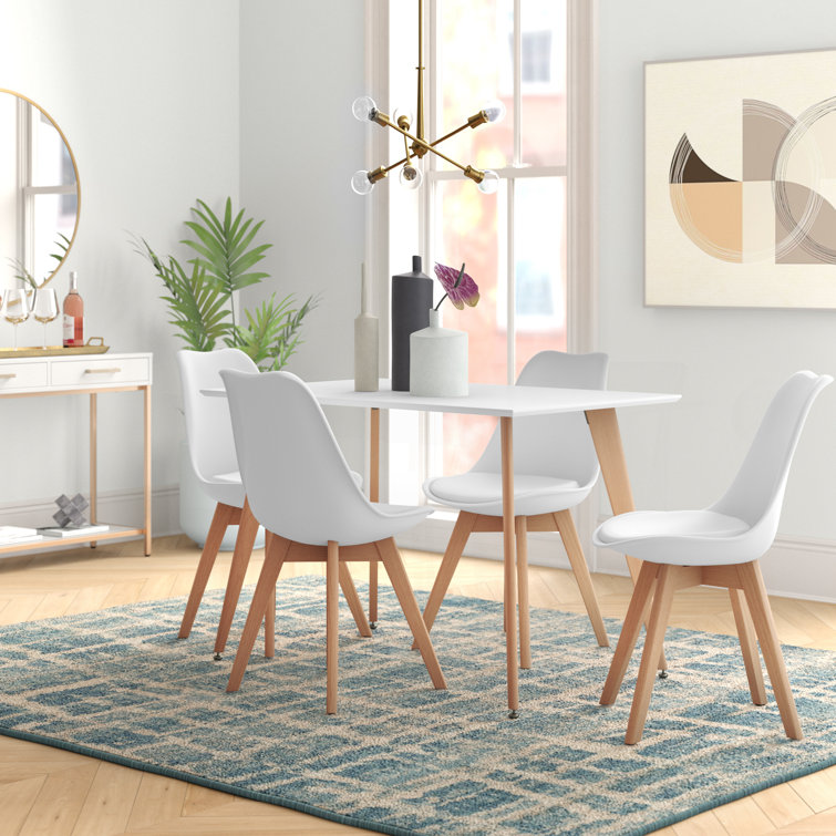 wayfair table and chairs white