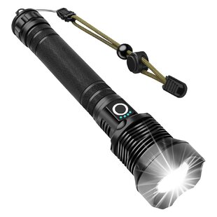 LED Torch Flashlight 3-Modes  Flashlight 20W Light USB Rechargeable Torch 26650