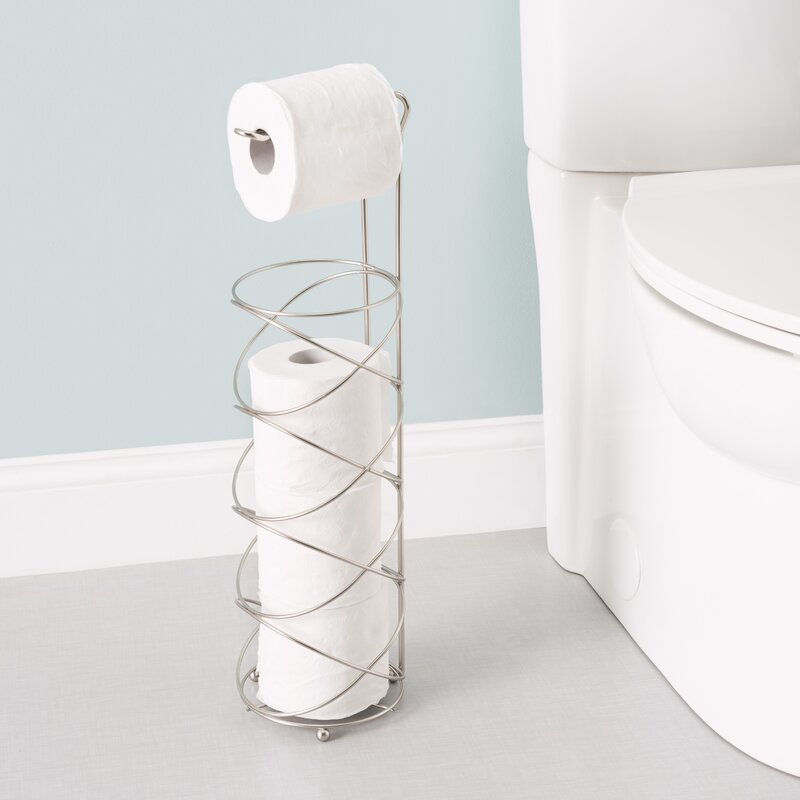 free standing toilet paper holder
