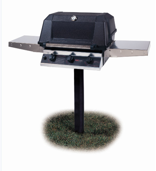 Modern Home Prod Heritage 3 Burner Natural Gas Grill With Side Shelves Wayfair