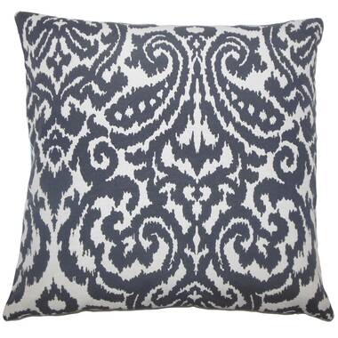 The Pillow Collection Katti Ikat Bedding Sham Chambray Queen/20 x 30