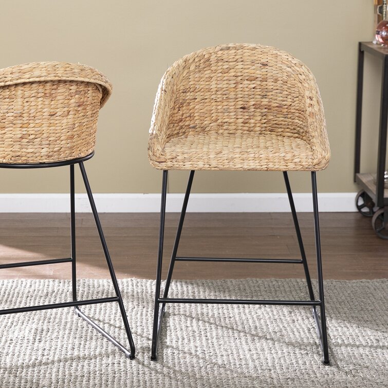 wayfair rattan counter stools