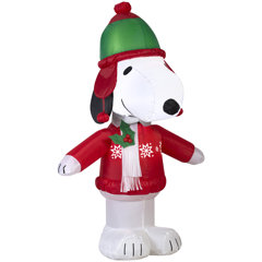 Snoopy Peanuts Christmas Inflatables You Ll Love In 21 Wayfair