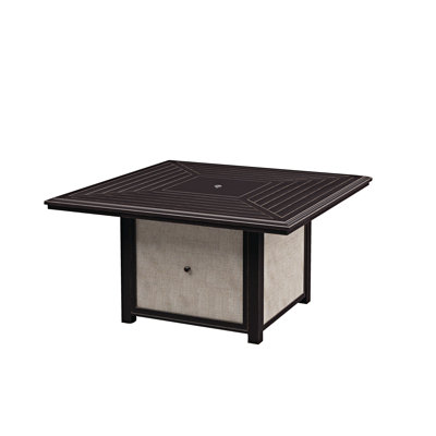 Canora Grey Topps Aluminum Propane Fire Pit Table