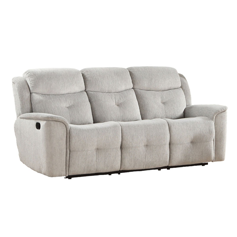 Red Barrel Studio Fabric Upholstered Manual Motion 3 Seater Dual