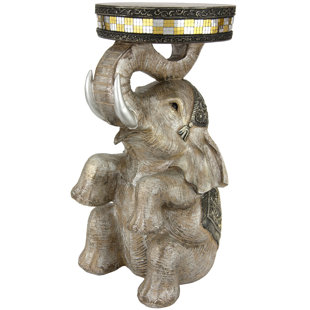 Go to store & view more images Sitting Elephant Statue by Oriental Furniture