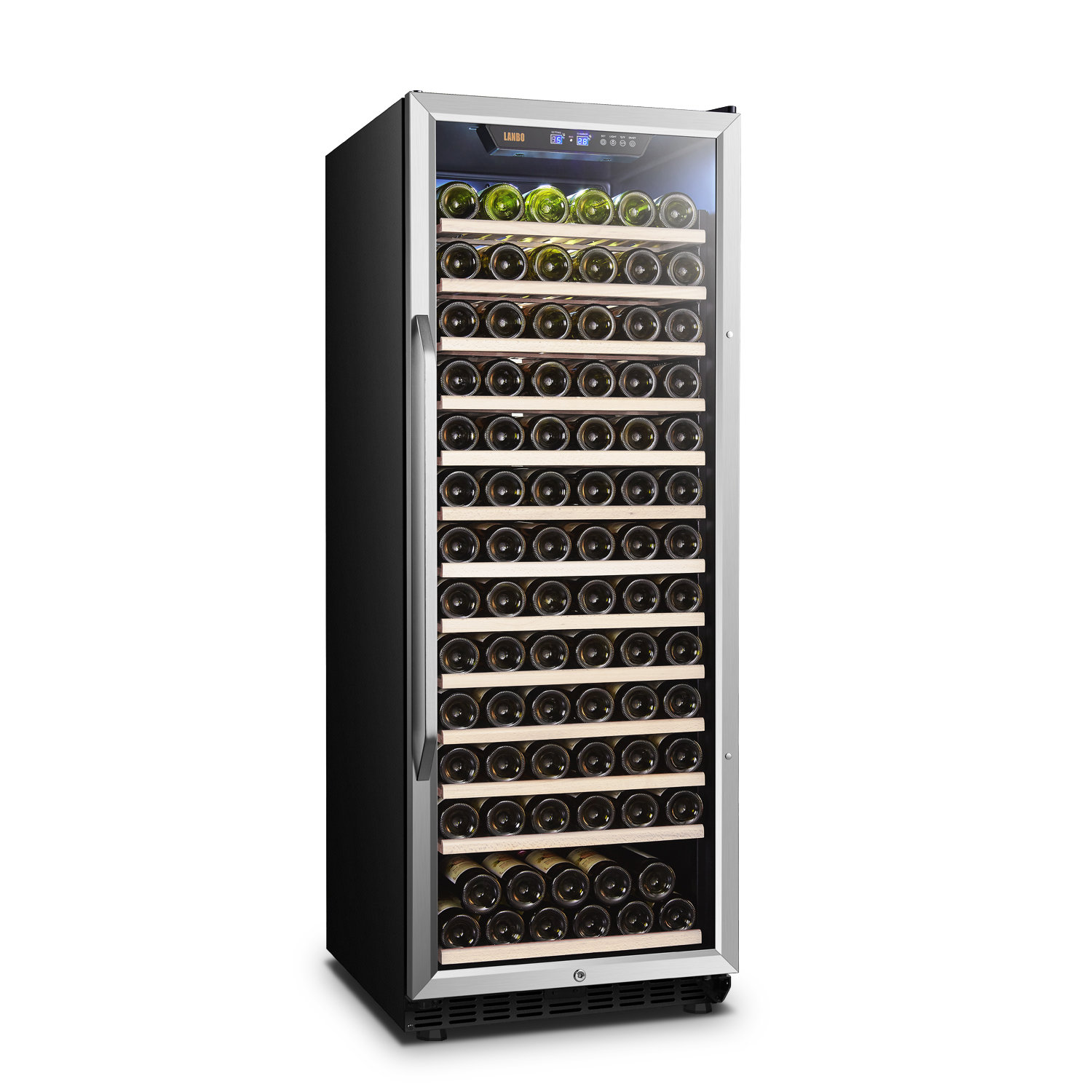 Lanbo 149 Bottle Freestanding Refrigeration Single Zone Wine Cellar Reviews Wayfair Lanbo 149 Bottle Freestanding Refrigeration Single Zone Wine Cellar Reviews Wayfair