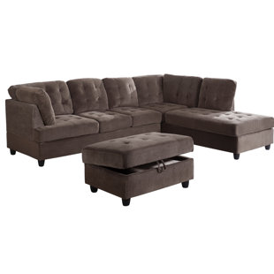 Speaks Sectional With Ottoman by Ebern Designs Purchase