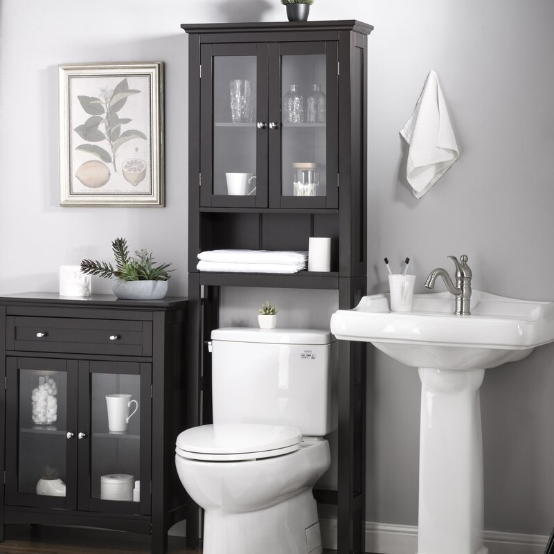 Alcott Hill Ventnor 24 W X 7 5 H Over The Toilet Storage Reviews Wayfair