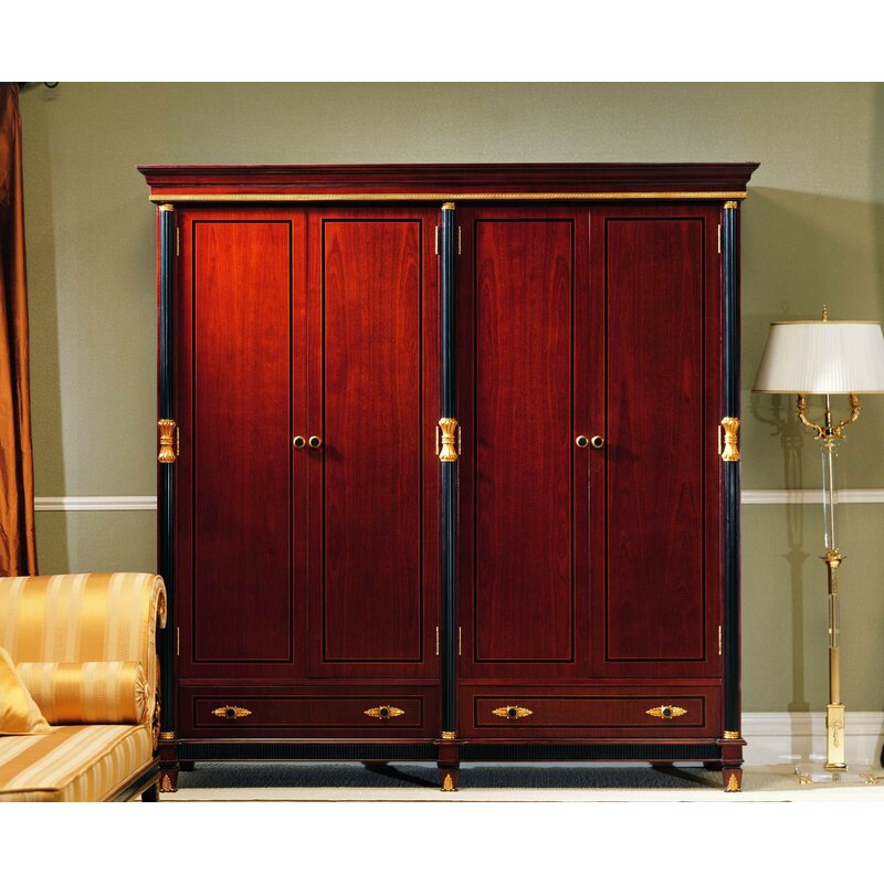 Astoria Grand Gigasso 4 Door Armoire | Wayfair