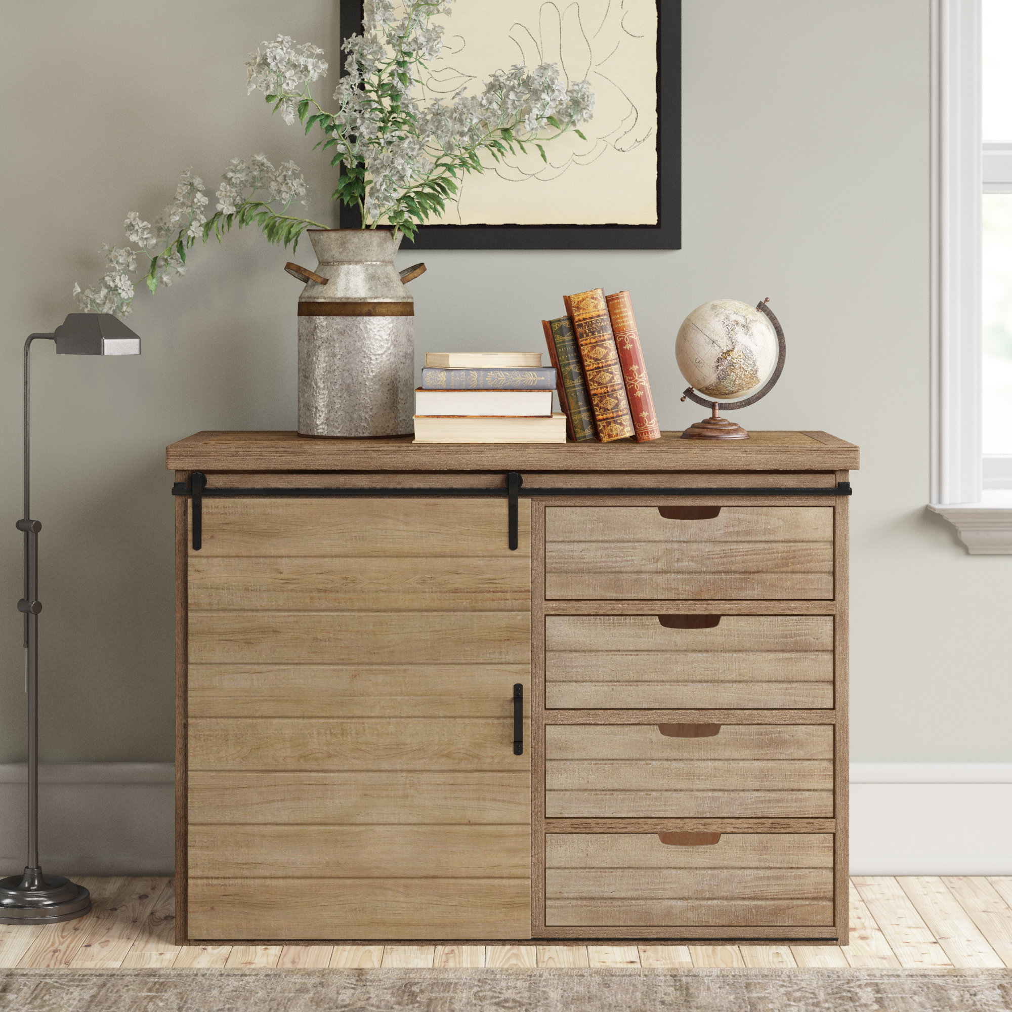 Beyers 1 Door Accent Cabinet Reviews Birch Lane