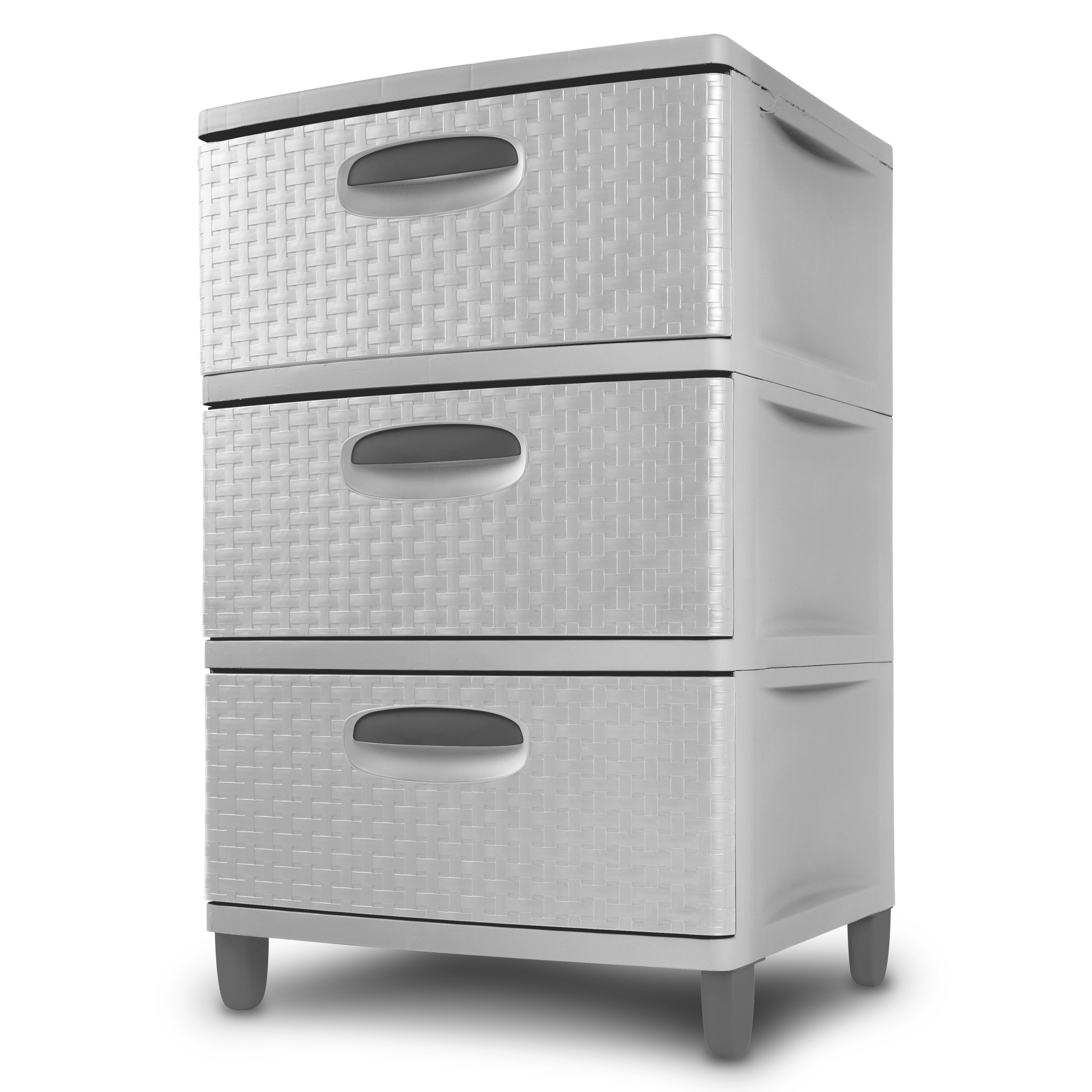 Sterilite Weave 3 Drawer Storage Chest Reviews Wayfair
