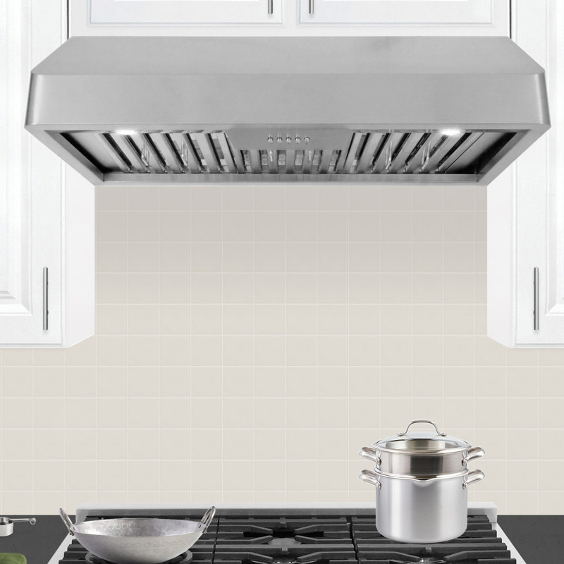 Cosmo 36 900 Cfm Ducted Under Cabinet Range Hood Reviews Wayfair 36 900 Cfm Ducted Under Cabinet Range Hood