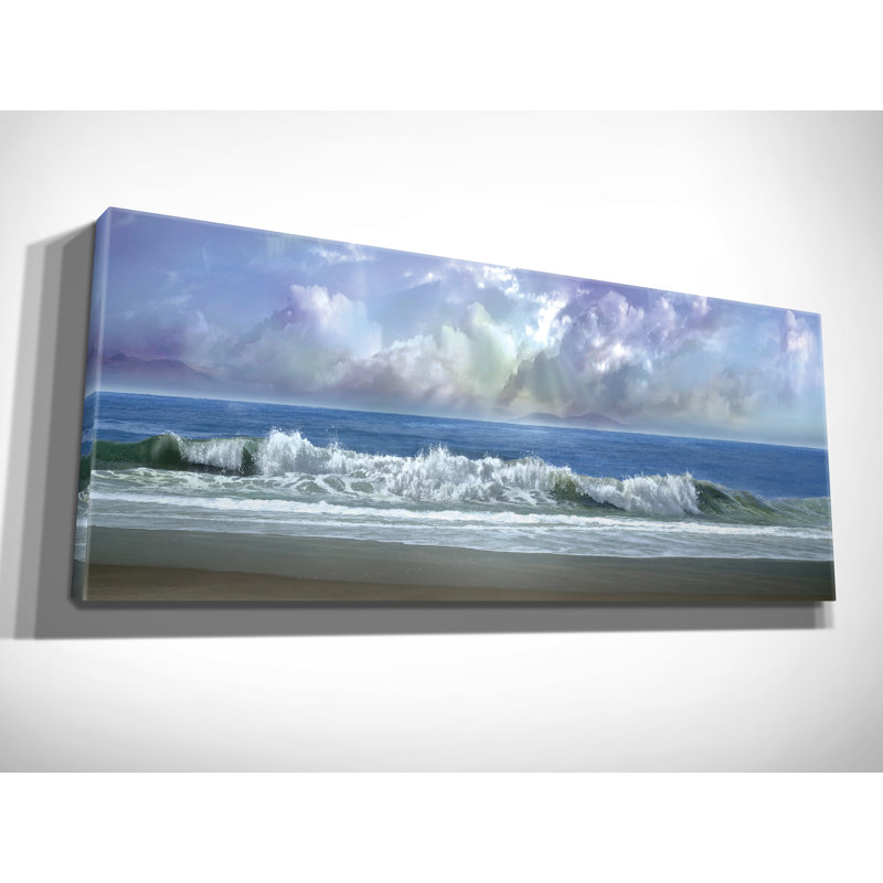 Breakwater Bay Watching The Clouds Oil Painting Print On Wrapped