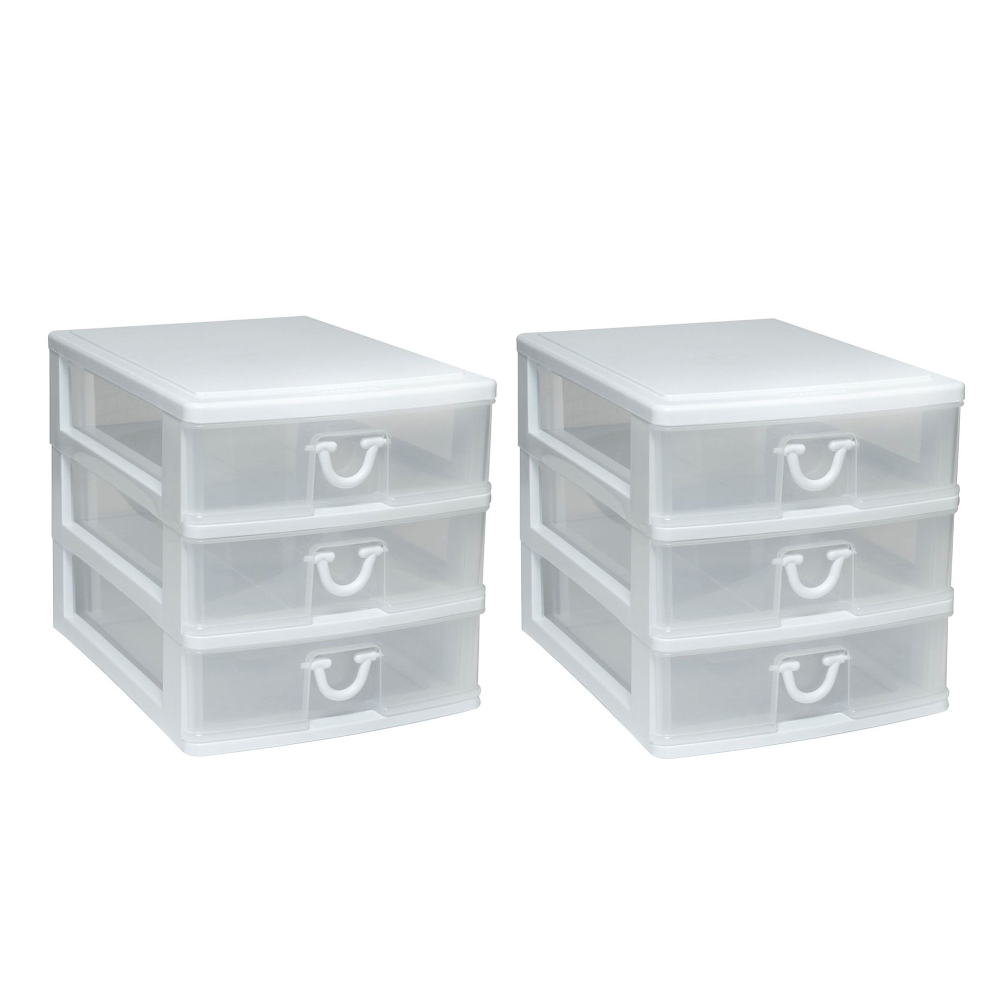 3 drawer desk organizer plastic