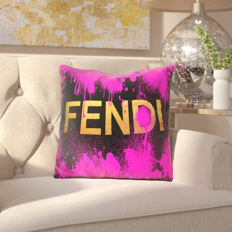 House Of Hampton Brigida Fendi Throw Pillow Reviews Wayfair