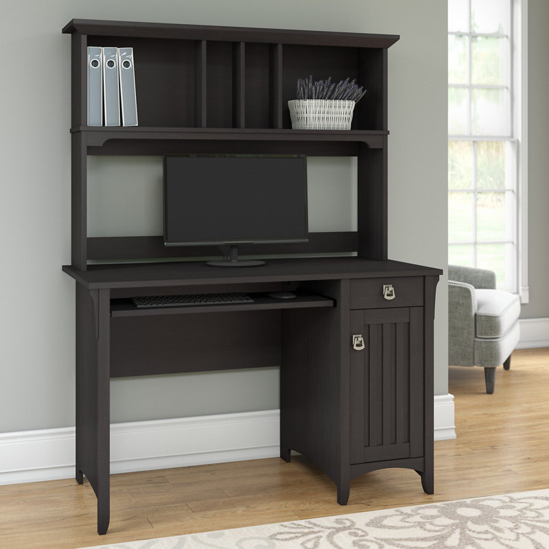 INCOMPLETE MY72708-03 Khadesha 47'' Desk Color: Vintage Black