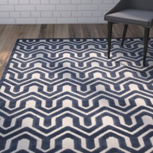 Zopyros Ivory/Black Area Rug