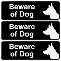 Details about   Beware of the Dog Sh!t Funny Sign 8" x 12" Aluminum Metal Sign