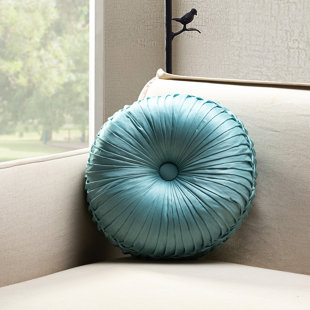Decorative Pillows Inserts Covers Yugust Pleated Round Throw