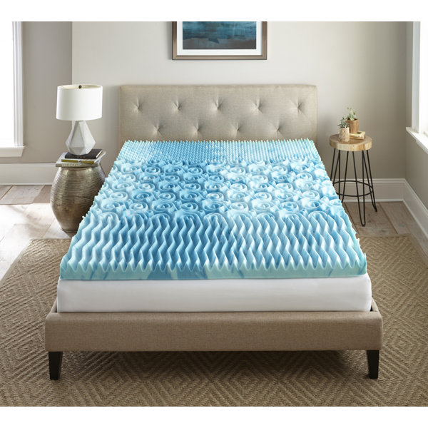 NEW ~ COOL 3/" Simmons MAX PLUSH COMFORT MEMORY FOAM GEL BED MATTRESS TOPPER